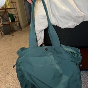 Lululemon Teal Tote Bag
